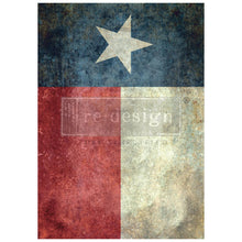 Load image into Gallery viewer, reDesign with Prima A1 Decoupage Fiber - Texas Flag
