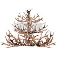 Load image into Gallery viewer, reDesign with Prima Decor Transfer - Antler Chandelier
