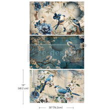 Load image into Gallery viewer, reDesign with Prima Decoupage Decor Tissue Paper PACK - Sapphire Wings
