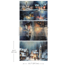 Load image into Gallery viewer, reDesign with Prima A3 Decoupage Fiber Pack - Snowy Twilight
