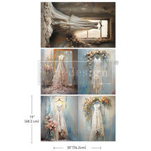 Load image into Gallery viewer, reDesign with Prima Decoupage Decor Tissue Paper PACK - Whispers of White
