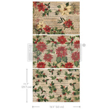 Load image into Gallery viewer, reDesign with Prima A3 Decoupage Fiber Pack - Poinsettias
