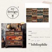 Load image into Gallery viewer, reDesign with Prima Decor Tissue Paper - Bibliophile
