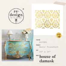 Load image into Gallery viewer, KACHA Gold Foil Decor Transfer - House of Damask
