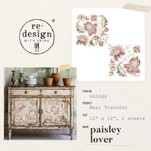 Load image into Gallery viewer, reDesign with Prima Maxi Transfer - Paisley Lover
