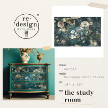 Load image into Gallery viewer, reDesign with Prima Decor Tissue Paper - The Study Room
