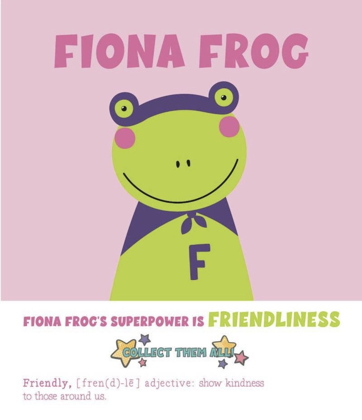 Kid's Paint by Numbers Kit - Fiona Frog – brusheddesignco