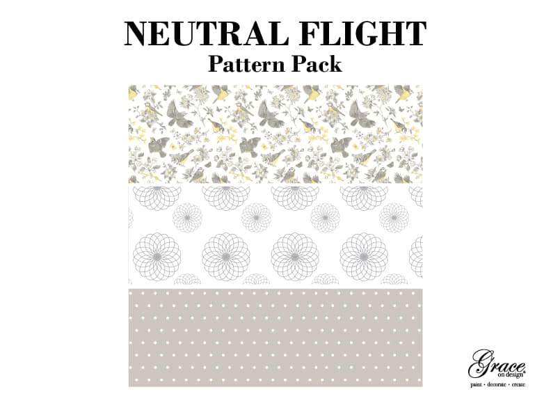 CLOSEOUT Neutral Flight Decoupage Pack