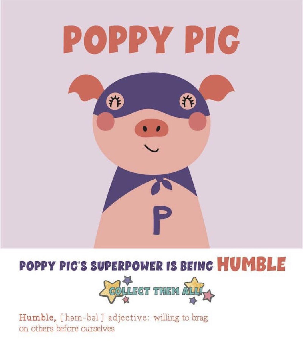 Kid's Paint by Numbers Kit - Poppy Pig