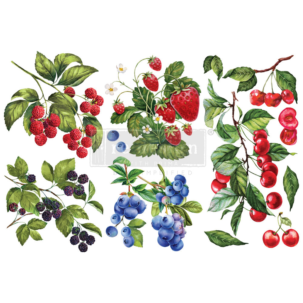 Small Decor Transfer - Sweet Berries